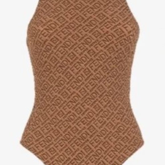 FENDI x SKIMS- High Neck Body Suit- PLUS SIZE - Picture 2 of 5